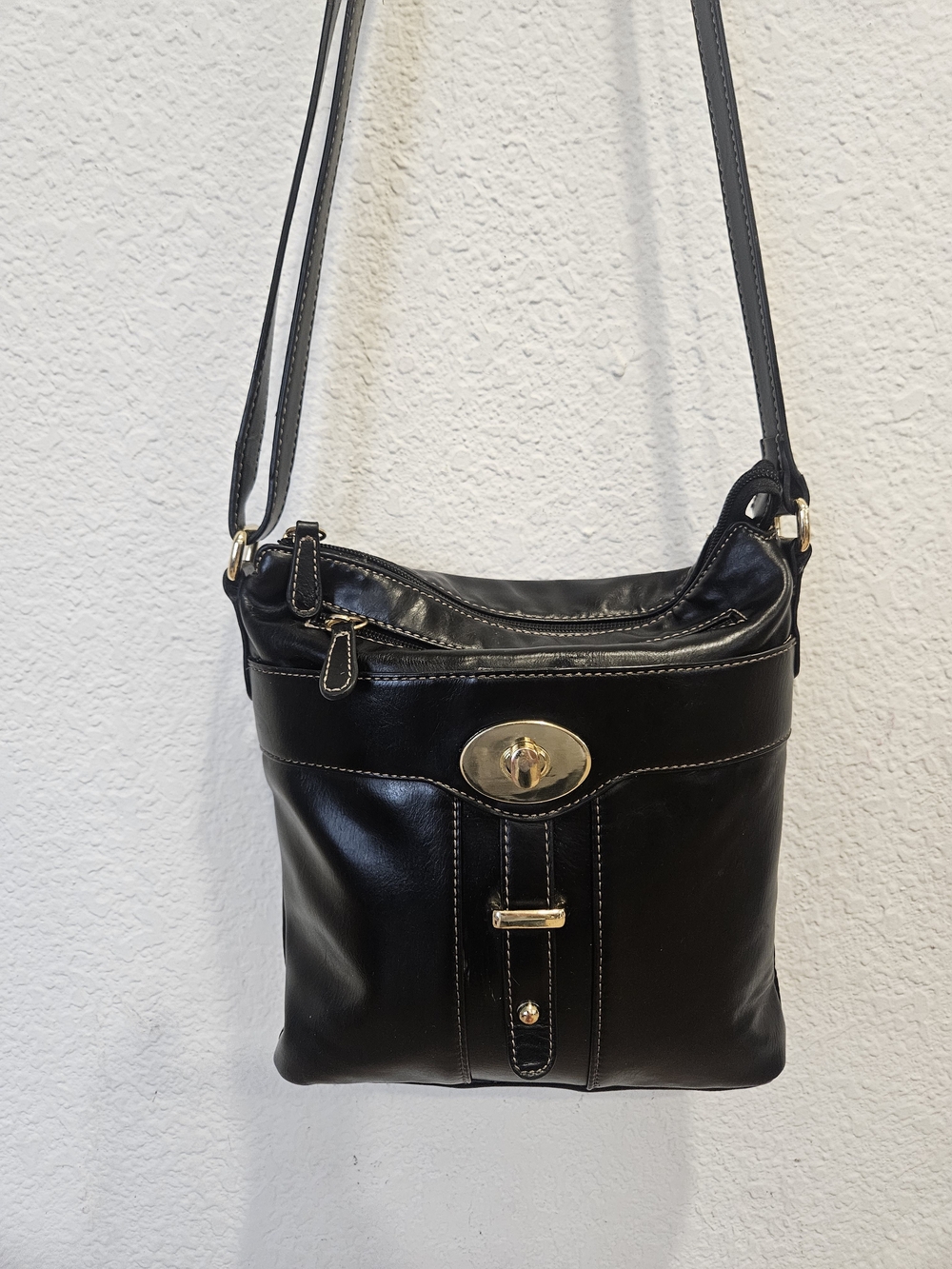 Giani Bernini Turnlock Glazed Crossbody Bag